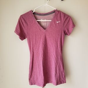 Nike xs dri-fit pink muave shirt